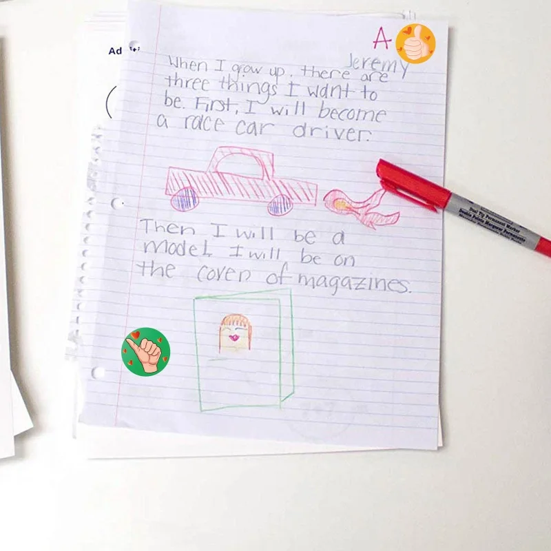 1 дюйм. Наклейки для детей и учителей