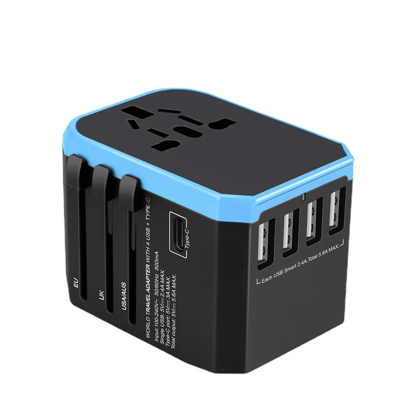 Оптовая Продажа пользовательских логотипов мульти-штекер USB Зарядное Устройство Глобальный адаптер для путешествий высокое качество продвижение питания Универсальный