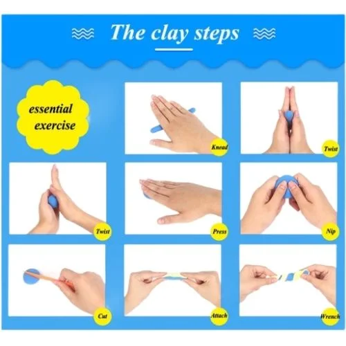 1kg  Professional New Colorful Foam Clay DIY Soft Crafts Air Dry Clay For DIY Crafts