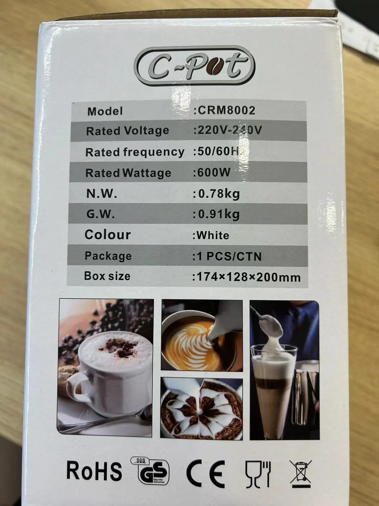 Stainless Steel Automatic Electric Milk Frother 220V Coffee Steam Bubbler Wholesale for Household Use Spot stock  Milk Frother