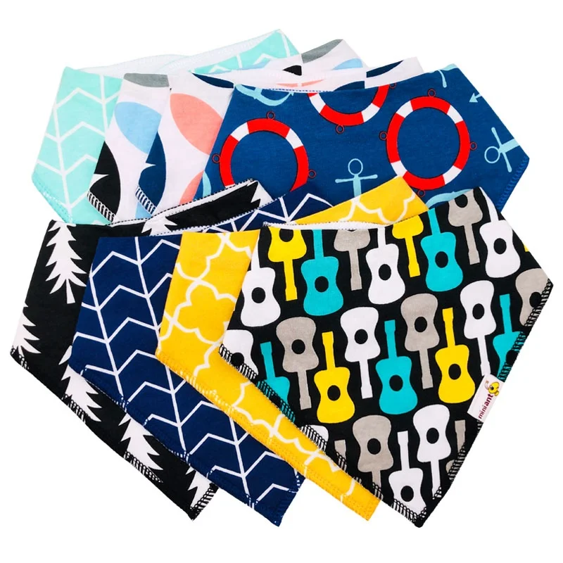 Triangle custom drool bibs bandana,bandana bibs baby organic cotton bandana bibs wholesale,baby bibs
