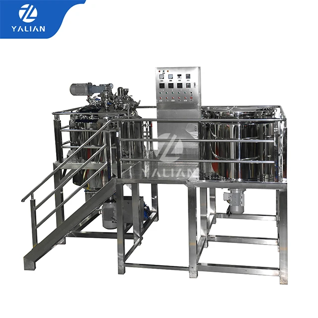 Cream Mixer Machine Price 500l Toothpaste Making Machine/equipment/manufacturing With Vacuum And Homogenizer