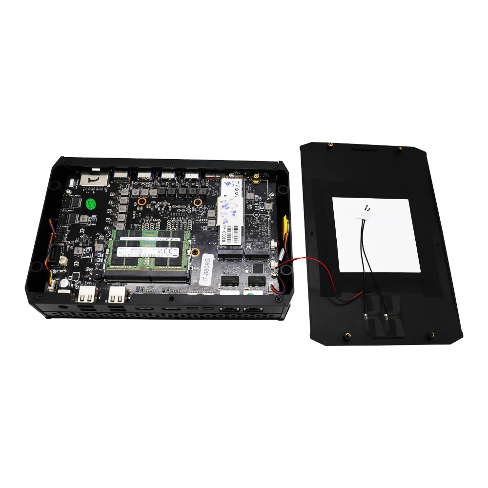 Stable Performance AMD Discrete Graphics Card Game Mini PC I-Ntel C-Ore I5-8305G 2 * M.2 NVME SSD Fan PC