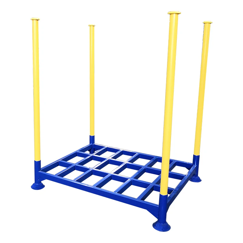 warehouse steel metal portable stacking storage rack stillage