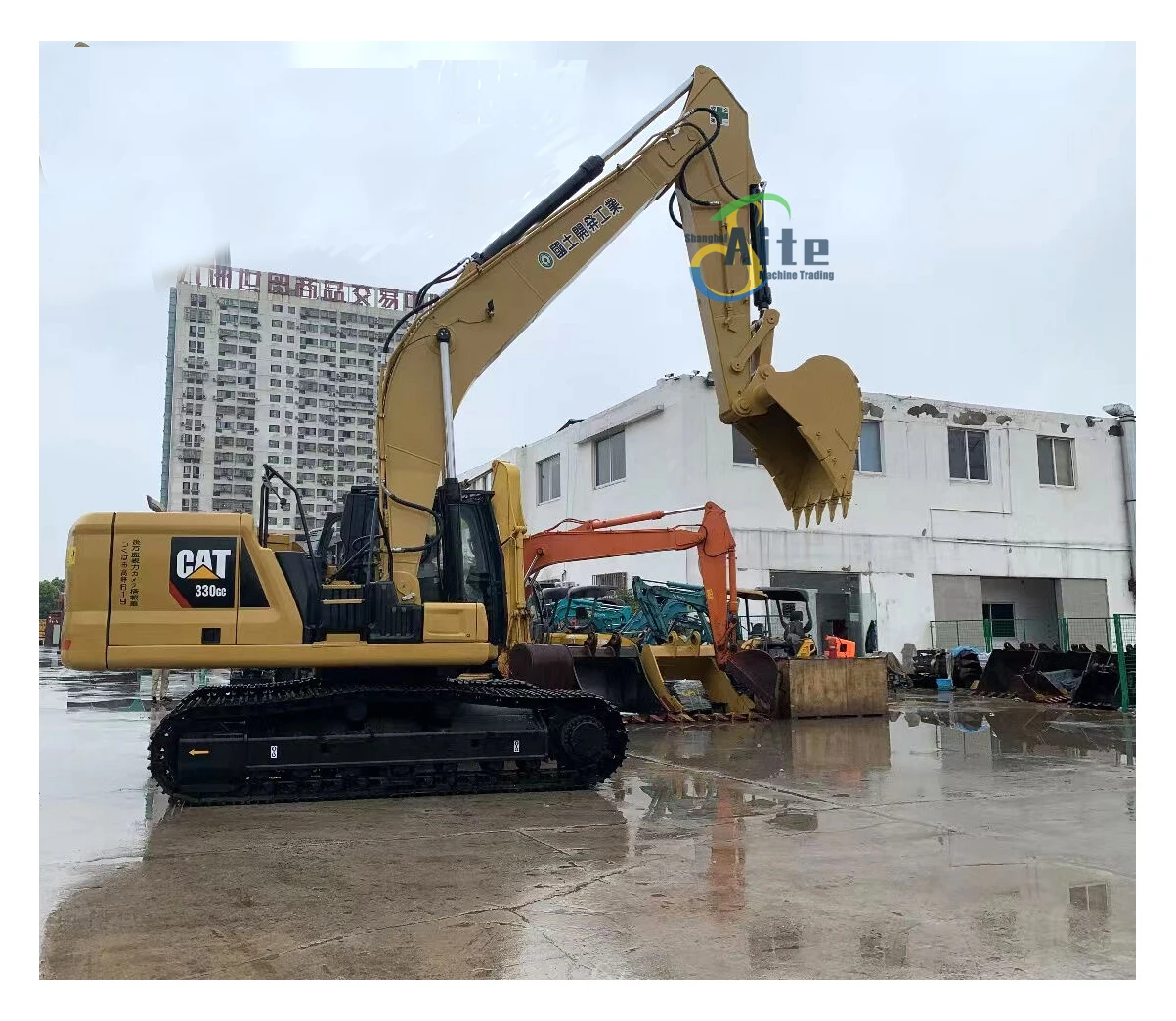 USA original cat 330gc  excavator used Caterpillar Machinery hydraulic excavator CAT 320 330 312D in shanghai