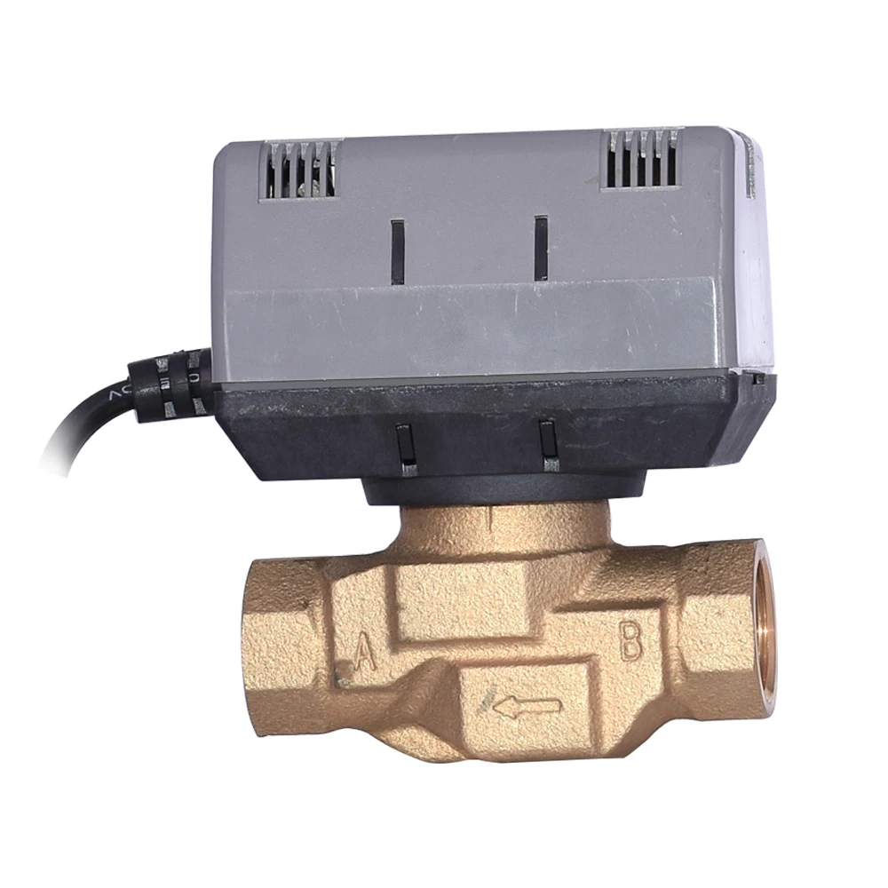 Two-way Motorized Valve for RadiatorValve DN15 DN25 Trv Radiator 220 V AC United Valves