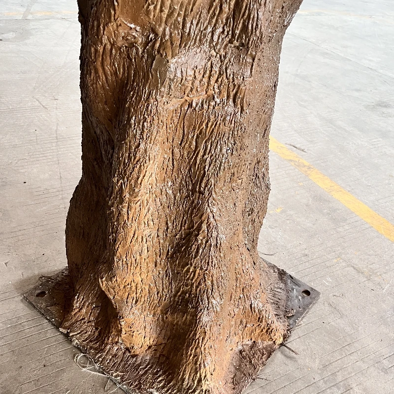 Outdoor With Uv High Quality Large Artificial Ficus Tree Outdoor Decoration Artificial Banyan Tree Yellow Color