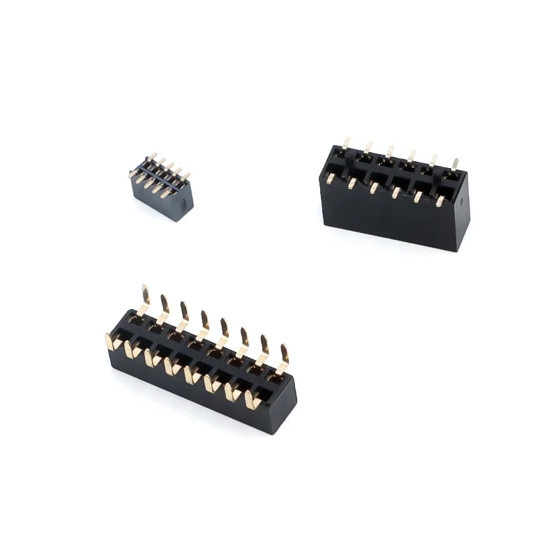 China Pogo Pins Connectors PCB Board Electronics Spare Parts 2.54mm Pitch Pin Headers