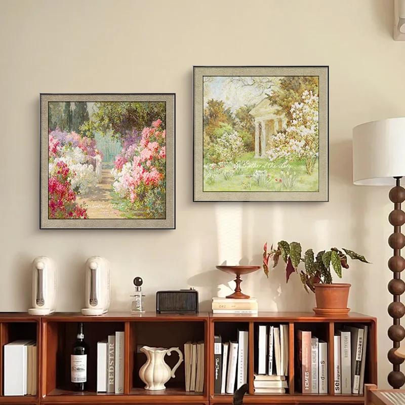 Beautiful home wall decor handmade Impressionist paintings of villages