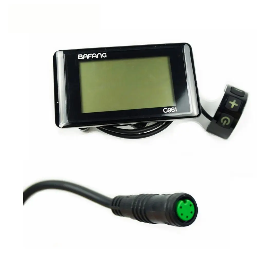 Greenpedel Bafang C961 Display BBS01 BBS01B BBS02 BBS02B BBSHD Electric Bike C961 Display For 8Fun Mid Central Motor