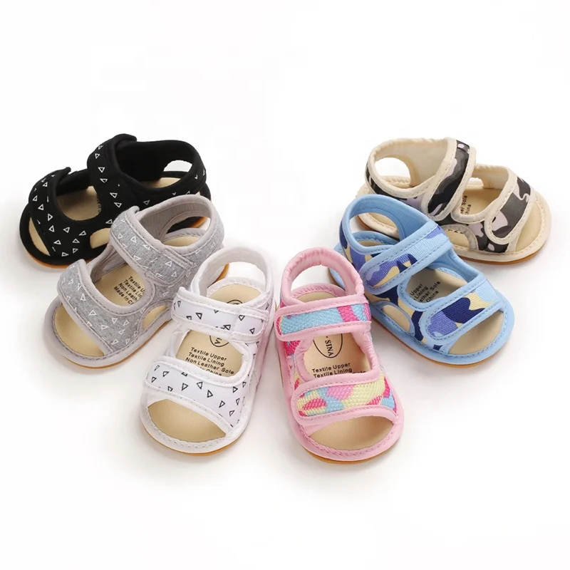 Wholesale New Casual Toddler Rubber Sole Kids Boys Pu Baby Newborn Sandals