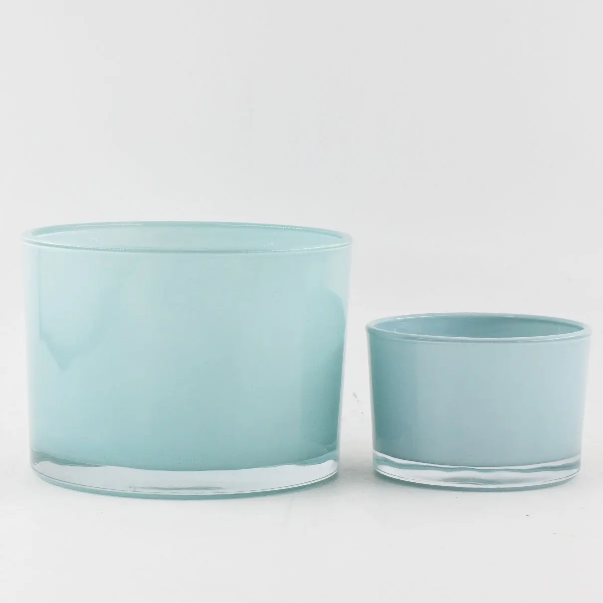 Custom Color Wide Mouth 13oz 18oz 3 Wick 4.5oz Soy Wax Vessel Empty Glass Candle Jars for Candle Making