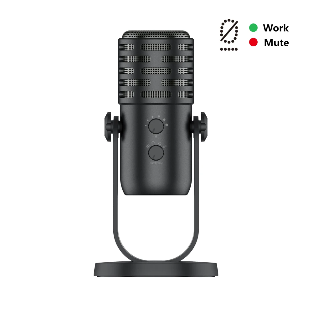 Youtube Microphone Condenser Microphone Professional Webcast Live Studio Recording Singing Broadcast PC Desktop Mic Manufacturer