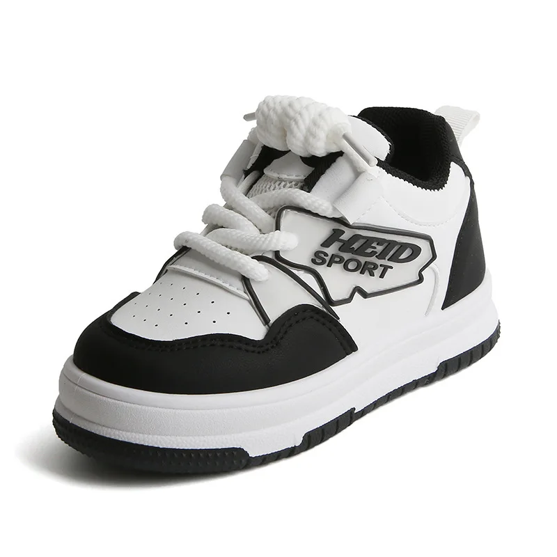 Spring and autumn boys fashion basketball shoes Boys girls rubber soled non-slip shoes baby soft soled comfortable sneakers