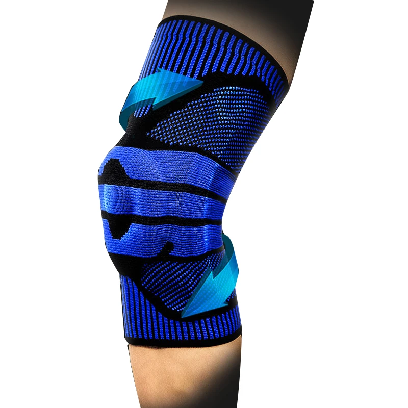 Best selling Nylon Sports Knee Support Compression Sleeve Knee Brace for Running, Meniscus Tear, ACL, Arthritis, Joint Pain