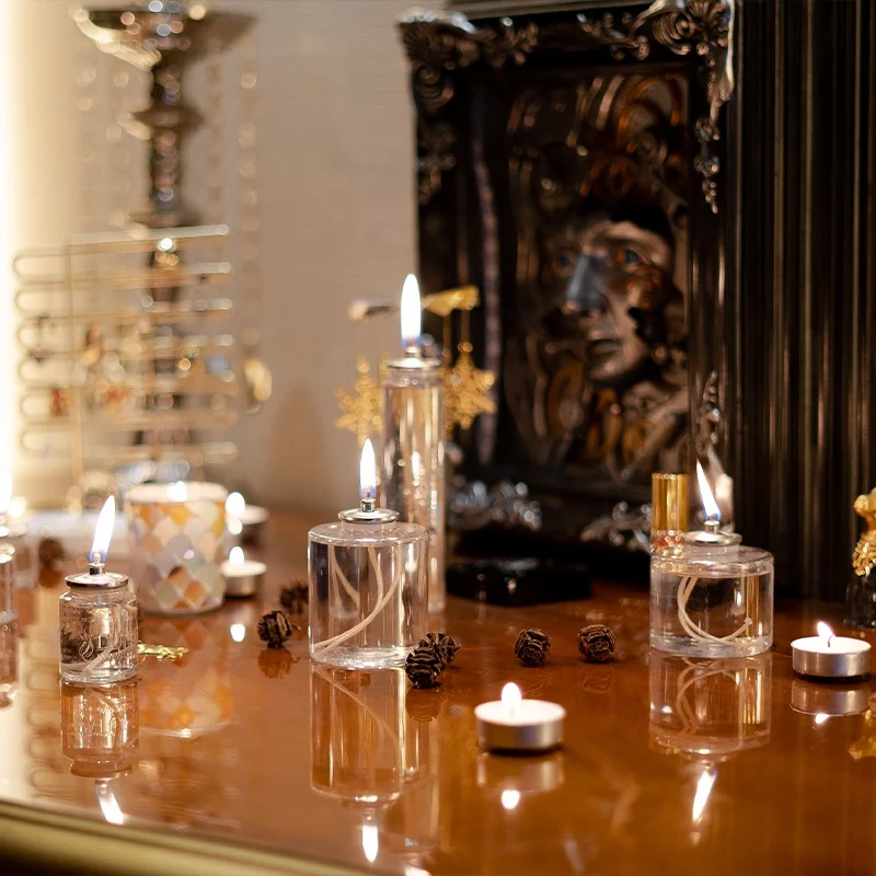 VGT Iflame Wholesale 2022 New Listing Smokeless 40 hours burning time liquid paraffin candle