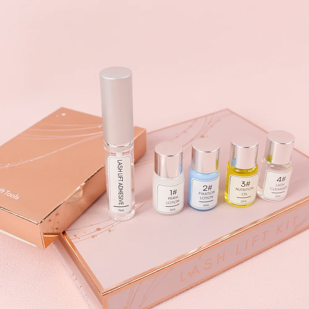 Upgrade formula without stimulation lash lift kit professional high quality silicone pallet for lash lift kit pumps