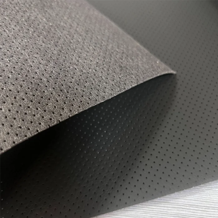 Printed Pu Custom Leather Fabric Design Leather Fabric Perforated Leather Material For Car Seat