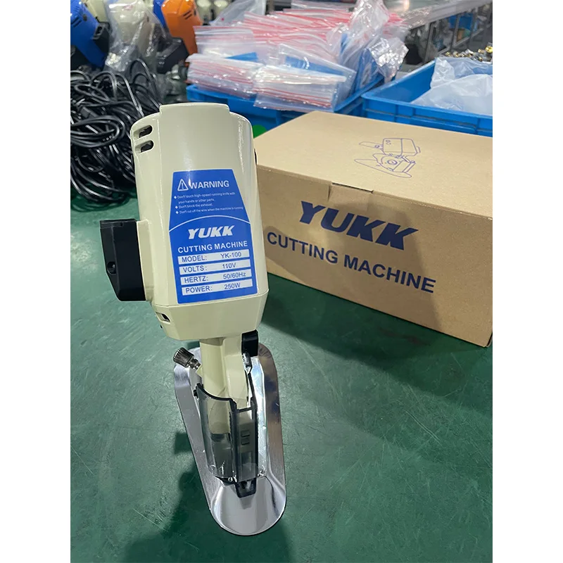 YUKK DIY Manual Round Knife Cloth Cutting Machine For Tailor Shop Heavy Duty Cloth Cutting Machine For Wool Fabric Cutter