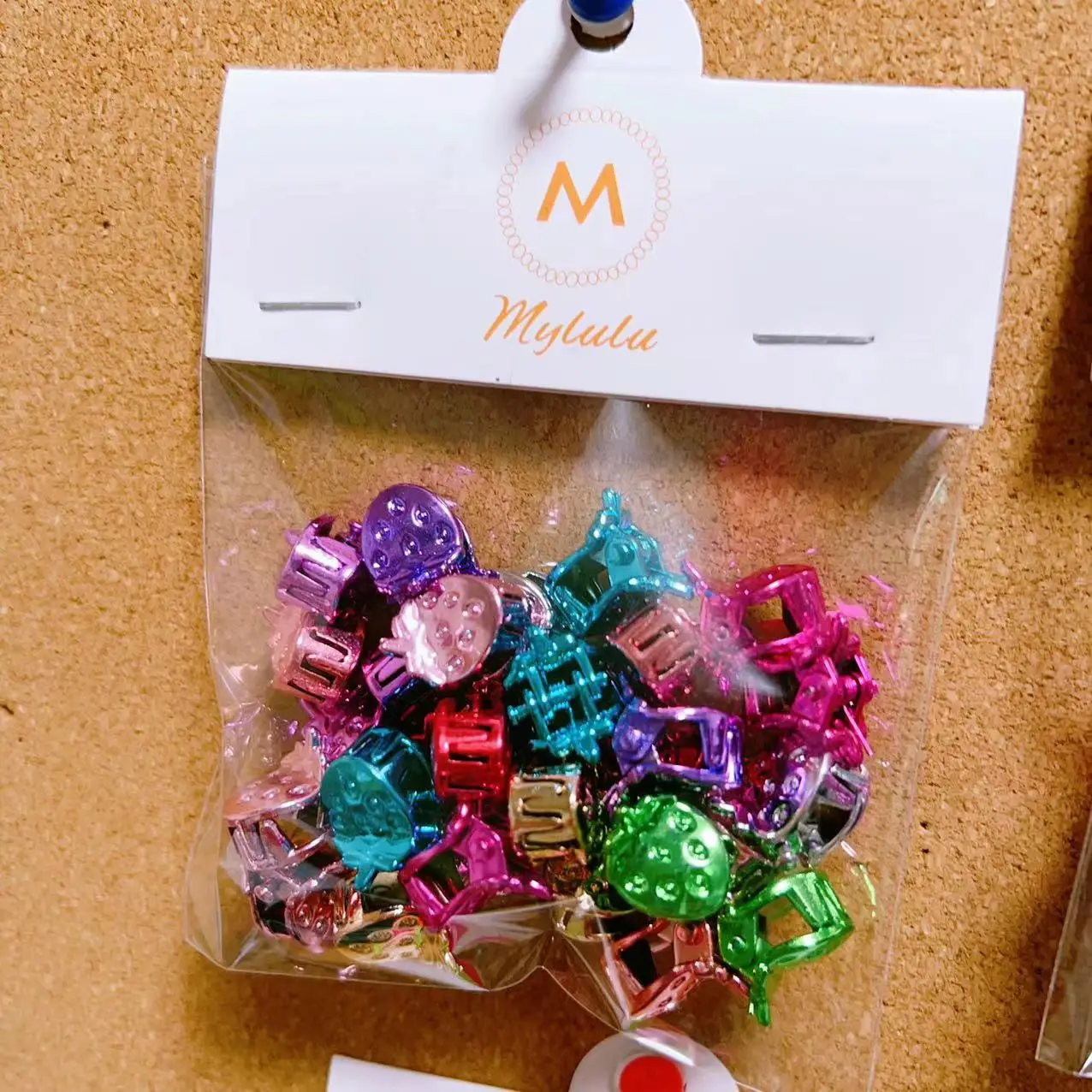 Hot Selling Sweet Women Girls Hair Accessories Gift Clear mini hawaii flowers hair clips Mini glitter flower hair Claw