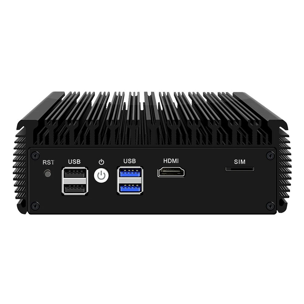 Промышленные встраиваемые системы 4 InteI 2 5G LAN мини-маршрутизатор Cele-Рон N5105 Wi-Fi сетевого сервера HD-MI pfSense брандмауэр прибор ПК