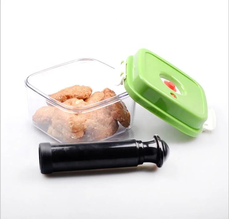 New Style Popular Customized  Plastic Storage Airtight Food Container Storage Vacuum Box With Pump