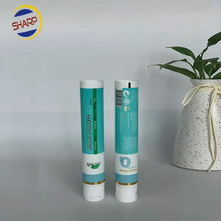 45mm Diameter Facial Scrub Jam PE Plastic Cosmetics Plastic Container Tube