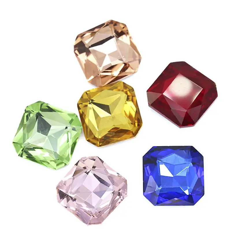 Best sell K9 Crystal Decorative Diamonds Crystal Square Diamond