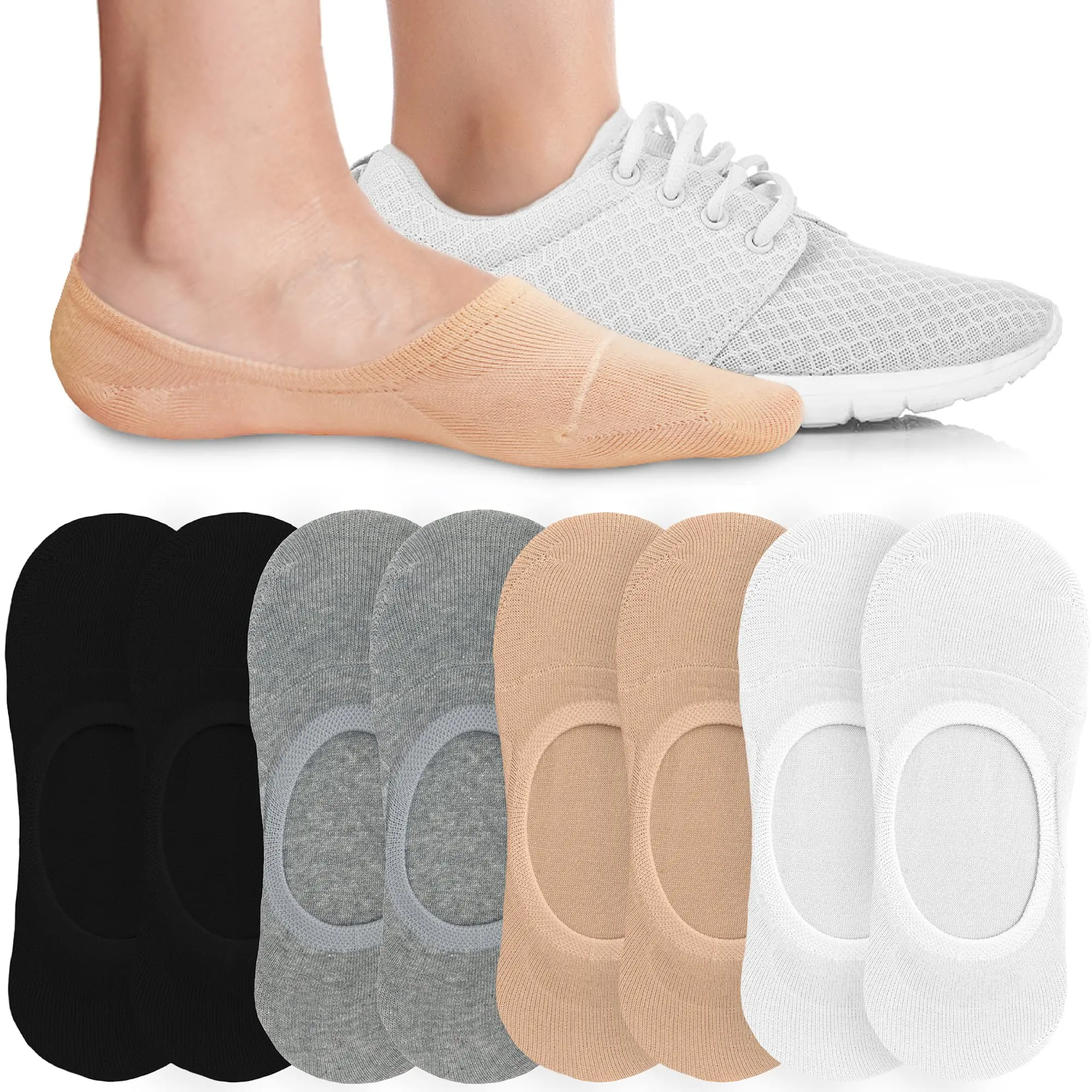 Breathable Cotton Women Girl Short Sports Anti Slip Invisible Liner Socks Men Ankle No Show Low Cut Socks