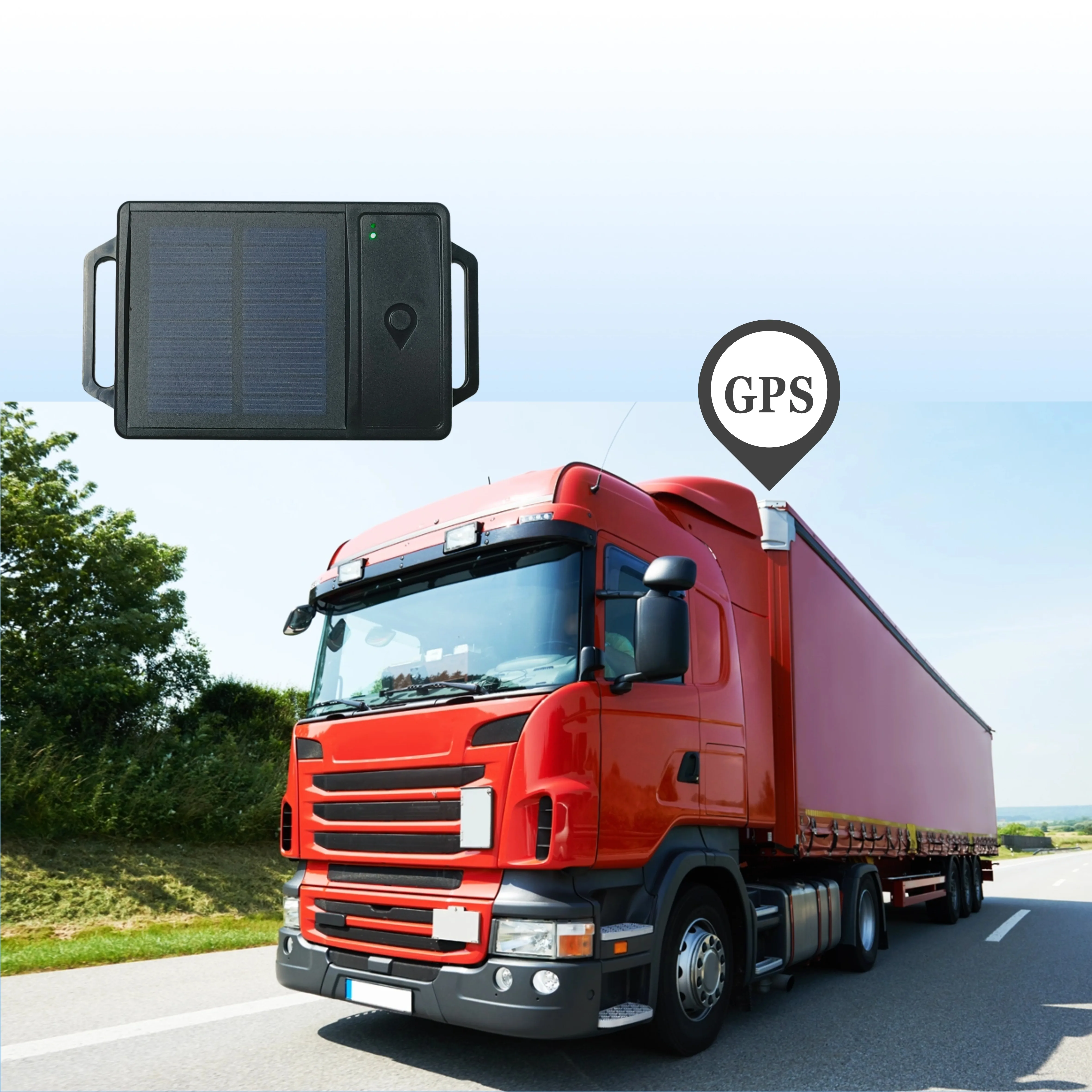 gps tracker car truck 4g gps tracking cctv system truck moving container truck trailer boat solar gps tracking device