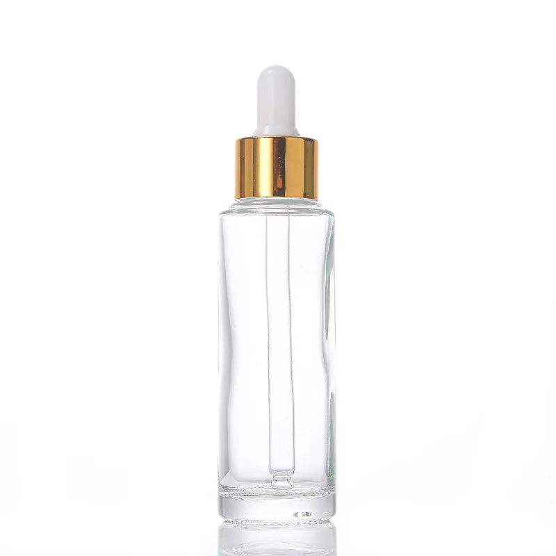 Custom Logo Empty Cosmetic Packaging Essential Hair Oil Perfume 10ml 30ml 50ml 100ml Black Glass Dropper Bottle