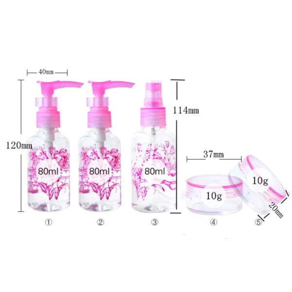 Китайская Фабрика Косметика 80 мл пластиковая бутылка набор для путешествий для дам