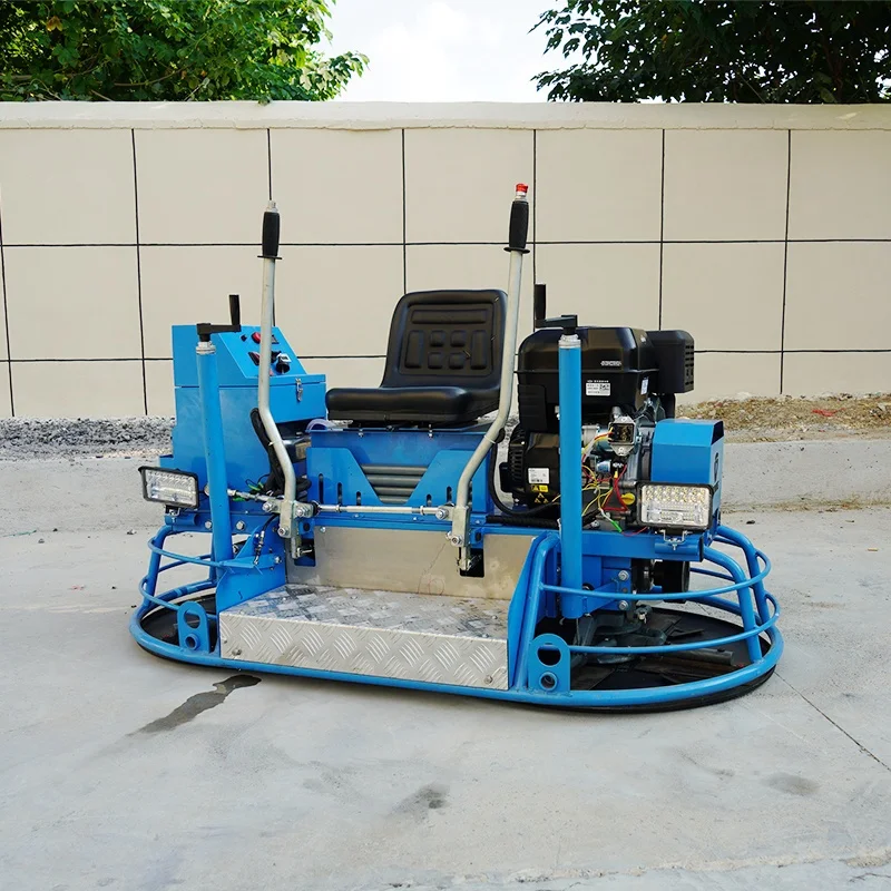 High Quality Construction Gasoline Engine Ride On Power Trowel Concrete Finishing Machine