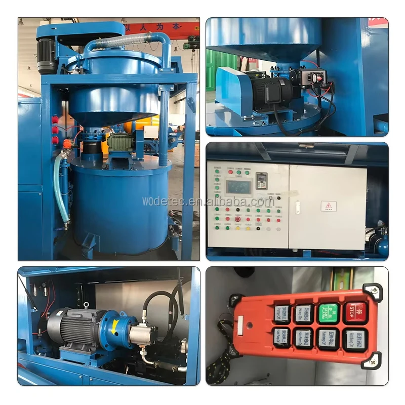 HWF60A lightweight concrete work station Foam concrete backfill with mixer cement foam equipment