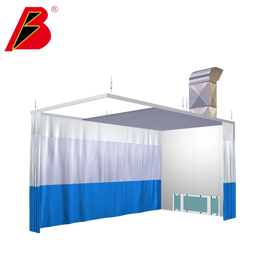 BZB guangzhou factory 6100 car preparation bay paint prep station booth