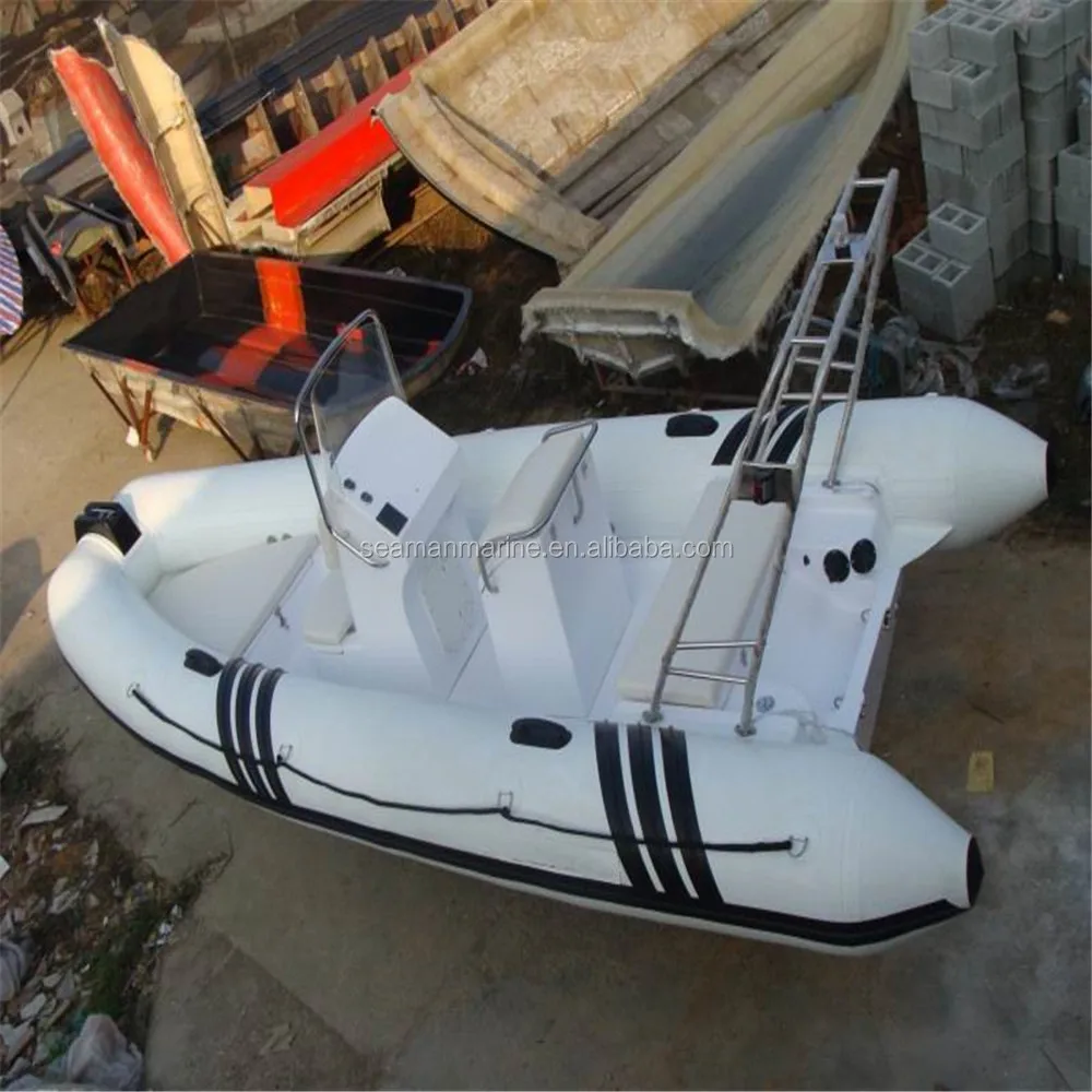 Сделано в Китае надувная рыболовная лодка RIB 540 с подвесным мотором для продажи