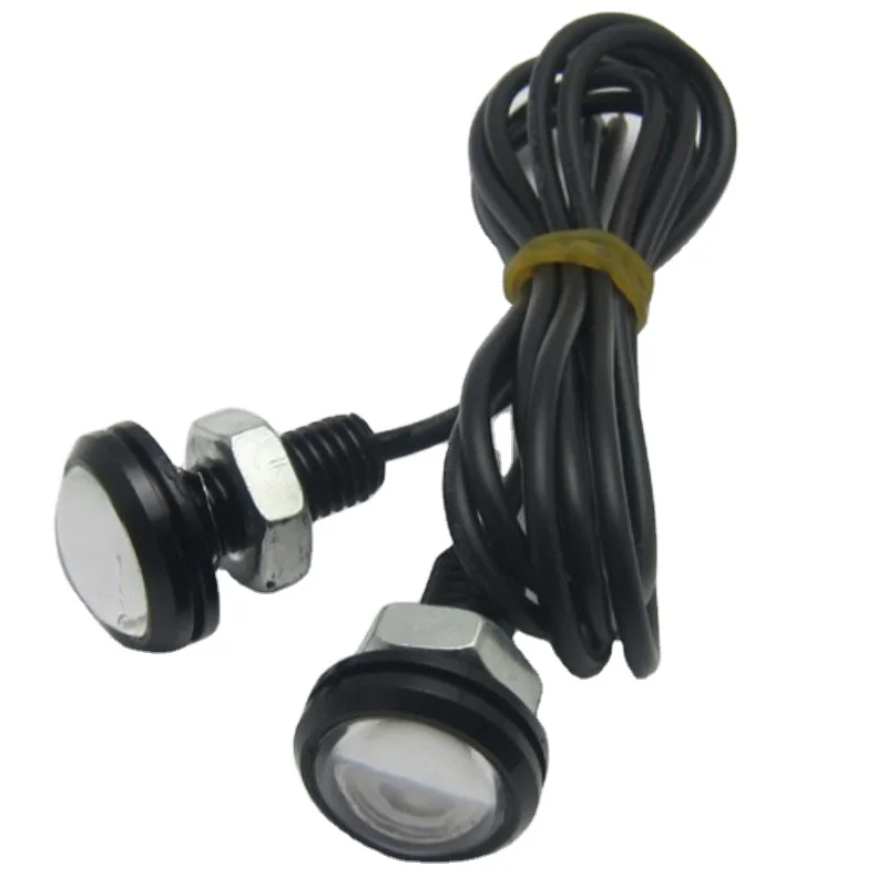 10pcs 3W Auto DRL Led Eagle Eyes 18mm Universal LED External Daytime Running Light For Truck Car Parking Turn Signal 12V24V