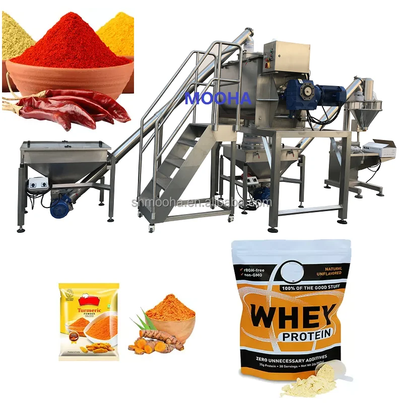 5~5000g Coconut Powder Bag Filling Machine Grain Corn Flour Weighing Bag Powder Filler With Sealing & Date Printing Machine
