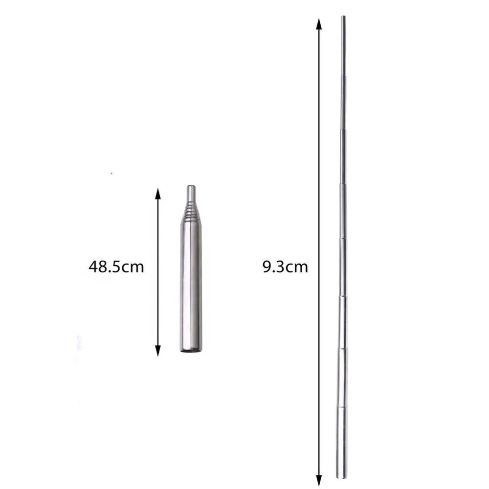 Pocket Bellow Outdoor Campfire Bellows Fire Belower BBQ Blower Stainless Steel Fire Tube