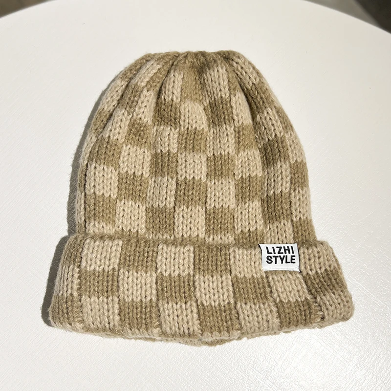 ChanBol Wholesale Christmas wool knitting winter knitted hat men beanies warm cap 100% wool beanie hat