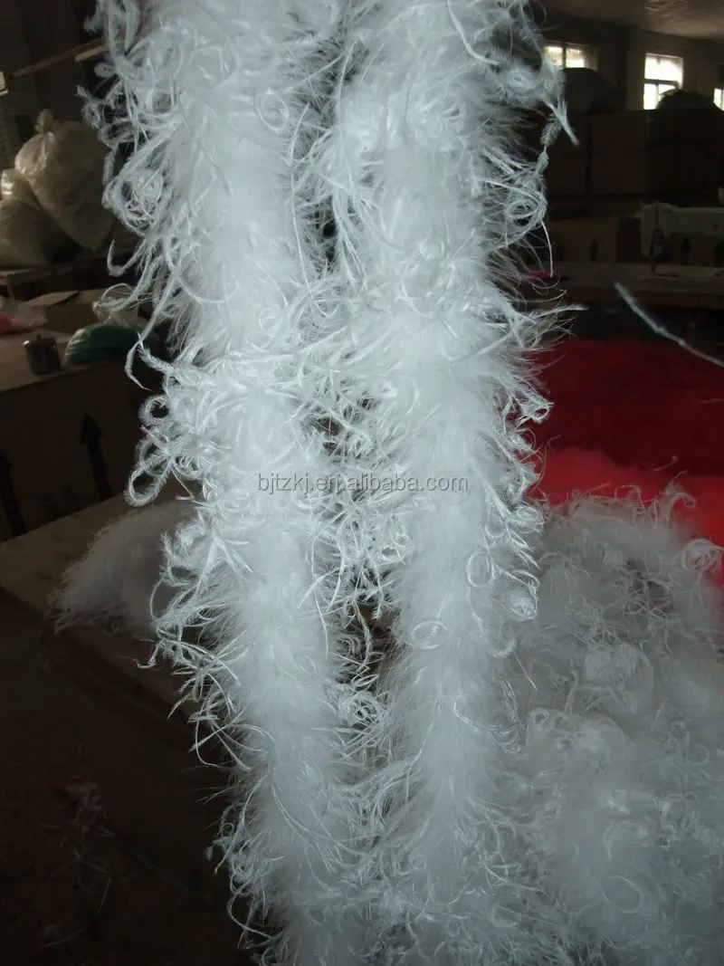 Wholesale Dyed Various Colors Fancy Teal Curly  Ostrich Feather Boa