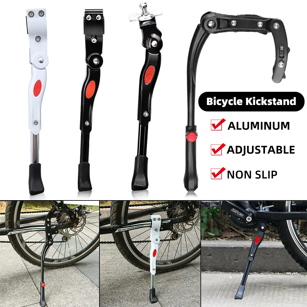 Superbsail Adjustable Bicycle Footrest Kickstand Parking Rack MTB Bike Support Side Kick Stand Leg Brace Universal Cycling Parts