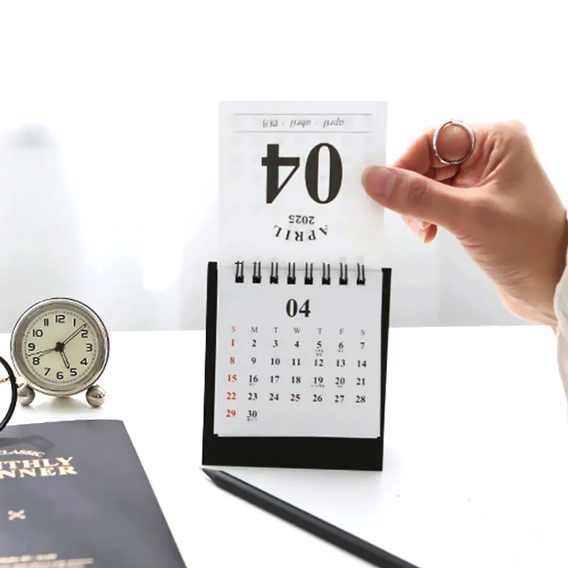 Promotional Creative Spiral Bound 365 Days Mini Custom Daily Desk Calendar 2023 2025 2026