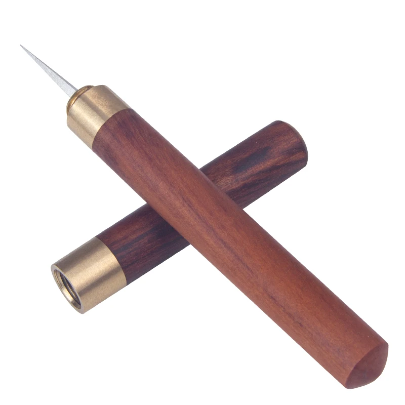 Wooden Handle Watch Crown Tube Removing Tool for Movement