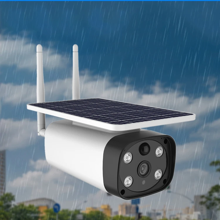 4G GPRS GSM  Black Solar  camera 3MP Smart home wireless ip camera with App control