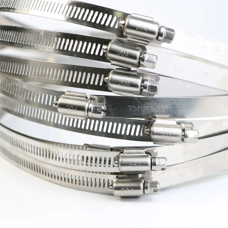 Wholesale Stainless Steel Zinc Plated Adjustable German Type Hose Clamp And Worm Clamp