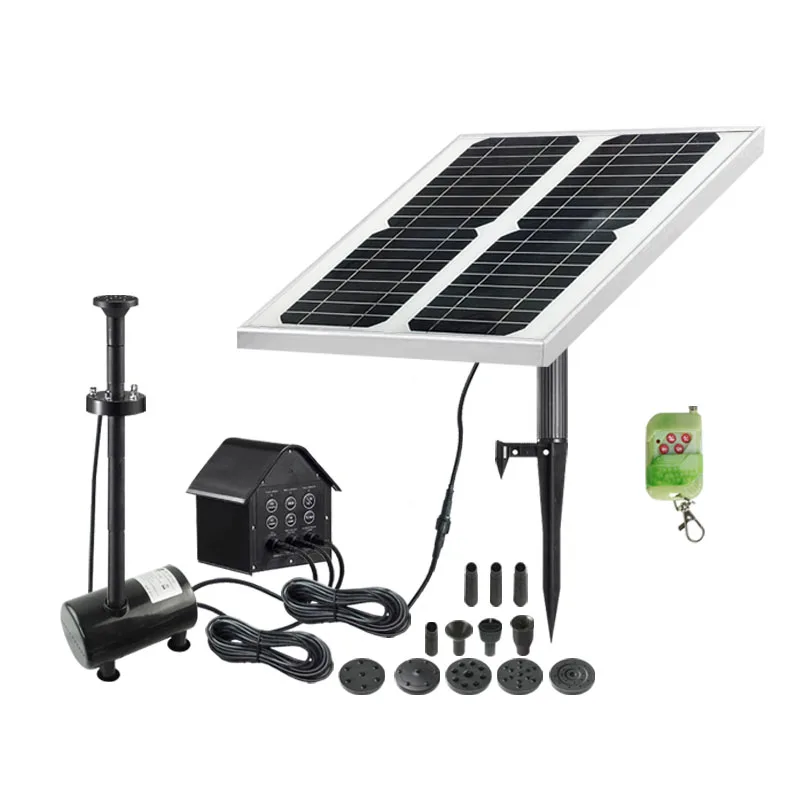 
Solar Powered Fountain centrifugal Water Pump with battery Solar Landscape Garden Fountain 