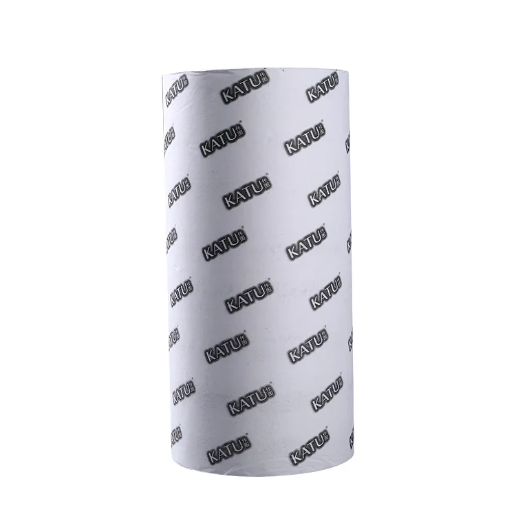 Custom black logo printing gift packing white tissue wrapping paper roll