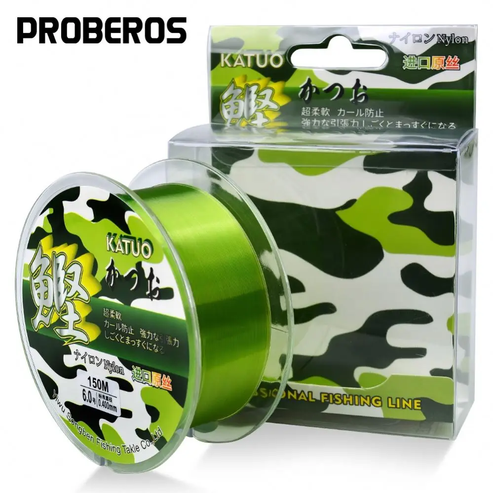 Topline Monofilament Nylon Fishing Line Super Strong Durable High-Density Fiber Nylon Line Leader Fishing Wire