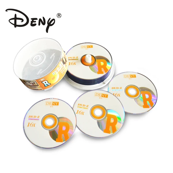 Low defective rate empty 16x printing dvd r from China